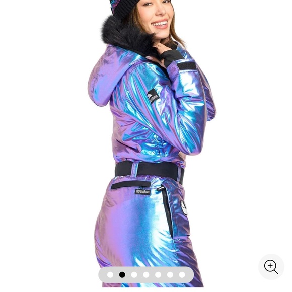 BRAND NEW Tipsy Elves Iridescent Iris Snow Suit Size Small. - Picture 2 of 6